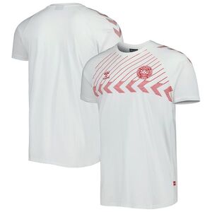 덴마크 국가대표 팬 라글란 티셔츠 - 화이트 / Hummel