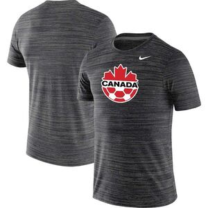 캐나다 사커 나이키 프라이머리 로고 벨로시티 레전드 퍼포먼스 티셔츠 - 블랙 / Nike