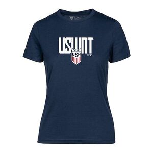 USWNT 레벨웨어 여성 매덕스 엘리베이트 티셔츠 - 네이비 / Levelwear