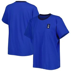 이탈리아 대표팀 아디다스 여성 트레이닝 티셔츠 - 블루 / adidas
