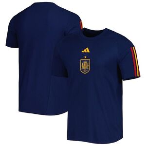 스페인 국가대표 아디다스 라글란 여행 티셔츠 - 네이비 / adidas
