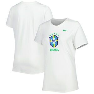 브라질 국가대표 나이키 여성 레전드 퍼포먼스 티셔츠 - 화이트 / Nike