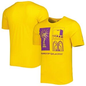 FIFA 월드컵 카타르 2022 어라운드 더 월드 티셔츠 - 옐로우 / Outerstuff