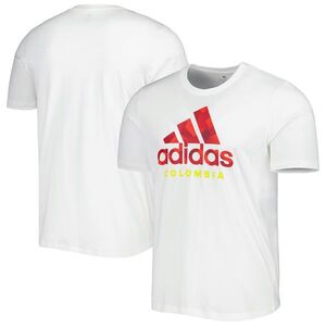 콜롬비아 대표팀 아디다스 DNA 그래픽 티셔츠 - 화이트 / adidas