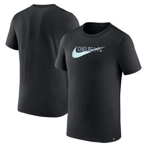 첼시 나이키 스우시 티셔츠 - 블랙 / Nike