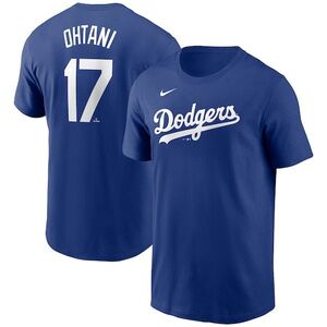 오타니 쇼헤이 로스앤젤레스 다저스 나이키 2024 퓨즈 네임 &amp; 넘버 티셔츠 – 로얄 / Nike