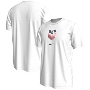 USMNT 나이키 크레스트 티셔츠 - 화이트 / Nike