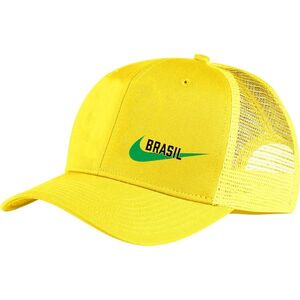 브라질 국가대표 나이키 클래식99 트럭커 스냅백 모자 - 옐로우 / Nike