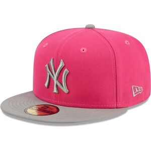 뉴욕 양키즈 뉴에라 투톤 컬러팩 5950핏 모자 - 핑크 / New Era