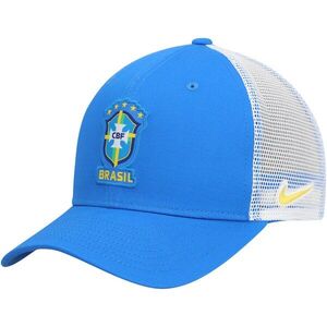 브라질 국가대표 나이키 클래식99 트럭커 스냅백 모자 - 블루 / Nike