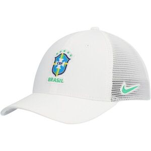 브라질 국가대표 나이키 레거시 91 에어로빌 퍼포먼스 플렉스 모자 - 화이트 / Nike