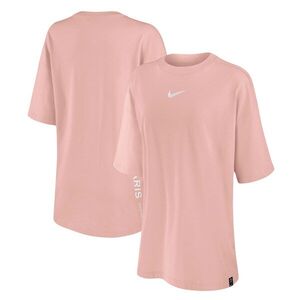 파리생제르맹 나이키 여성 오버사이즈 티셔츠 - 핑크 / Nike