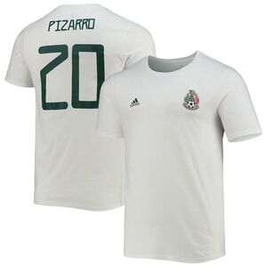 로돌포 피사로 멕시코 대표팀 아디다스 앰프 이름 &amp; 넘버 티셔츠 - 화이트 / adidas