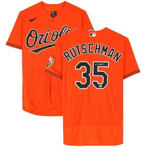 Adley Rutschman 볼티모어 오리올스 사인 Fanatics Authentic Orange 나이키 Authentic Jersey / 윌리스포츠 어센틱