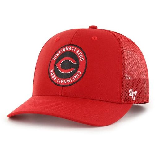신시내티 레즈 &#039;47 트럭커 조절식 모자 공개 - 빨간색 / 47 브랜드