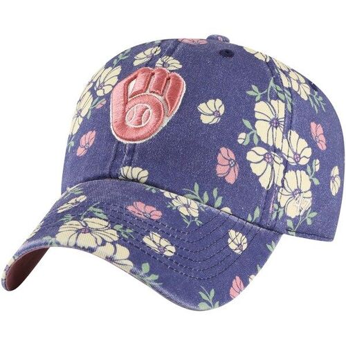 밀워키 브루어스 &#039;47 여성 프림로즈 클린업 조절 모자 - 블루 / 47 브랜드