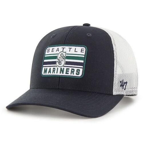 시애틀 매리너스 &#039;47 표류 트럭 운전사 조절 모자 - 네이비 / 47 브랜드