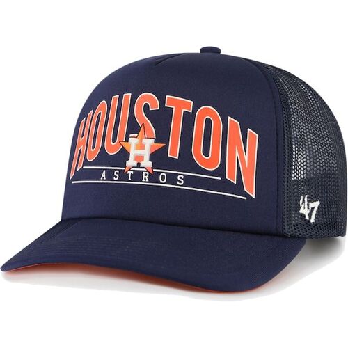 휴스턴 애스트로스 &#039;47 백홀 폼 트럭커 스냅백 모자 - 네이비 / 47 브랜드