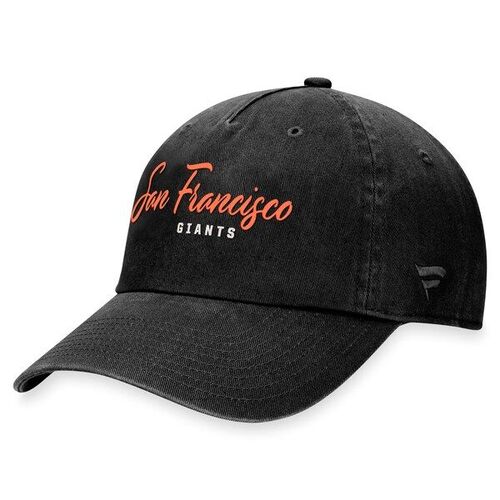 샌프란시스코 자이언츠 파나틱스 브랜드 여성 대본 조절 모자 - 블랙 / 윌리스포츠 어센틱