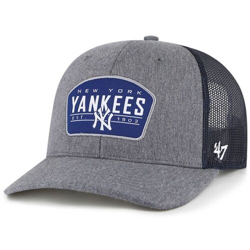 뉴욕 양키즈 &#039;47 슬레이트 트럭커 스냅백 모자 - 차콜/네이비 / 47 브랜드