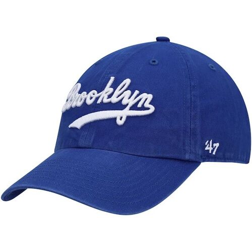 브루클린 다저스 &#039;47 로고 쿠퍼타운 컬렉션 청소 조절 가능 모자 - 로얄 / 47 브랜드