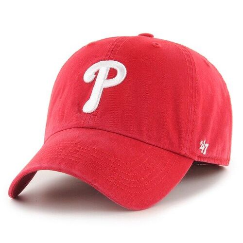 필라델피아 필리스 &#039;47 프랜차이즈 로고 장착 모자 - 빨간색 / 47 브랜드