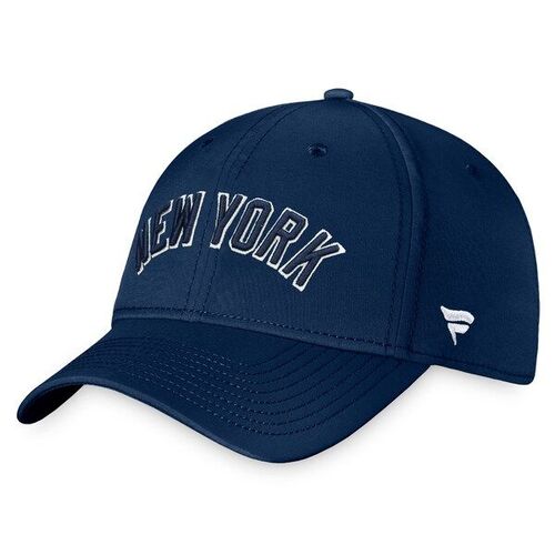 뉴욕 양키즈의 파나틱스 브랜드 코어 플렉스 모자 - 네이비 / 윌리스포츠 어센틱