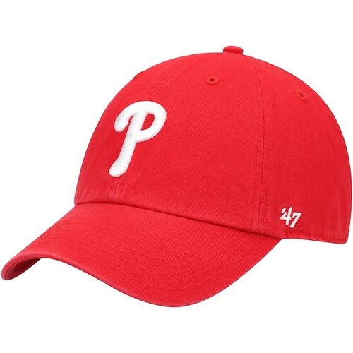 필라델피아 필리스 &#039;47 청소 조절 모자 - 빨간색 / 47 브랜드