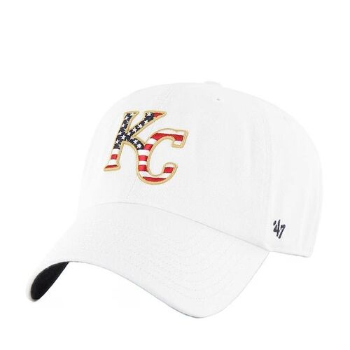 캔자스시티 로열스 &#039;47 홈랜드 청소 조절 모자 - 흰색 / 47 브랜드