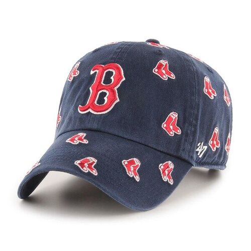보스턴 레드삭스 &#039;47 여성 프라이머리 팀 로고 정리 조절 가능 모자 – 네이비 / 47 브랜드