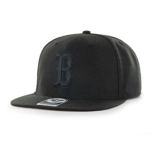 보스턴 레드삭스 &#039;47 프라이머리 팀 로고 스냅백 조절 모자 – 블랙 / 47 브랜드