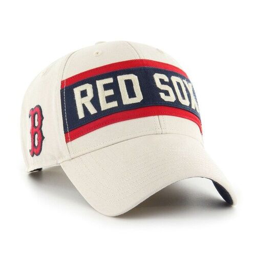 보스턴 레드삭스 &#039;47 프라이머리 팀 로고 레거시 크로스로드 MVP 조절 모자 - 크림 / 47 브랜드