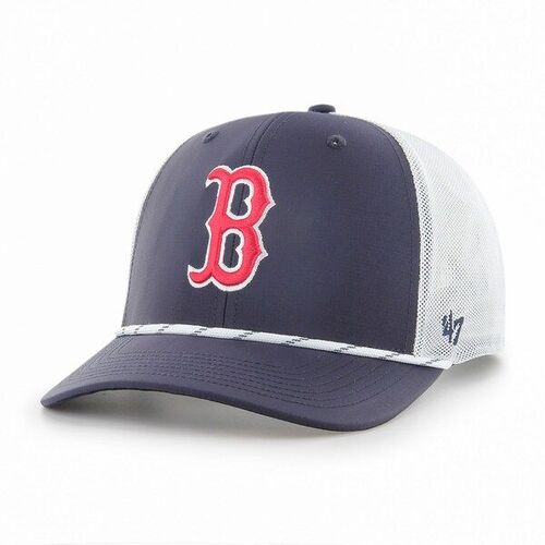 보스턴 레드삭스 &#039;47 프라이머리 팀 로고 트럭커 스냅백 모자 – 블루 / 47 브랜드
