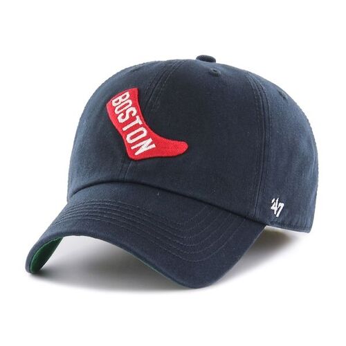 보스턴 레드삭스 &#039;47 1차 팀 로고 쿠퍼타운 컬렉션 프랜차이즈 로고 장착 모자 – 네이비 / 47 브랜드