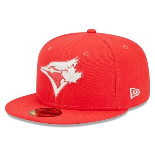 토론토 블루제이스 뉴에라 라바 하이라이터 로고 5950 핏 모자 - 빨간색 / New Era