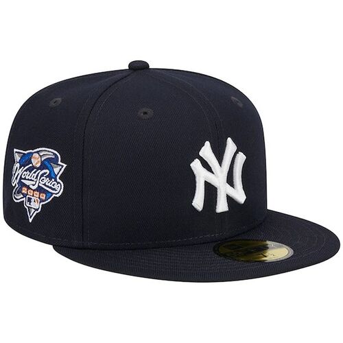 뉴욕 양키즈 뉴에라 2000 월드시리즈 팀 컬러 5950 핏 모자 - 네이비 / New Era