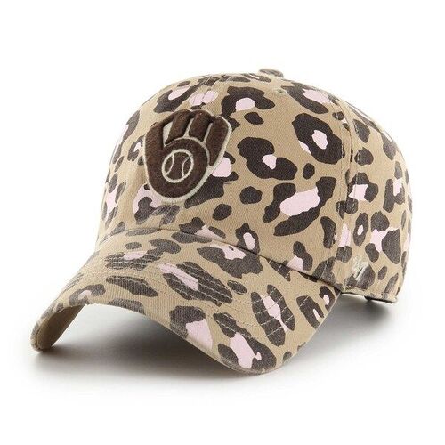밀워키 브루어스 &#039;47 여성 바기에라 청소 조절 모자 - 카키 / 47 브랜드