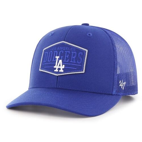 로스앤젤레스 다저스 &#039;47 리지라인 토널 패치 트럭커 조절식 모자 - 로얄 / 47 브랜드