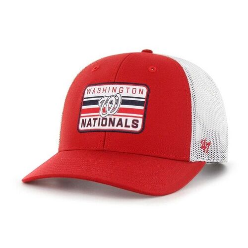 워싱턴 내셔널스 &#039;47 표류 트럭 운전사 조절 모자 - 빨간색 / 47 브랜드