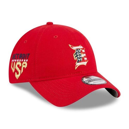 디트로이트 타이거스 뉴에라 2023년 7월 9일 4번째 조절 가능한 모자 - 빨간색 / New Era