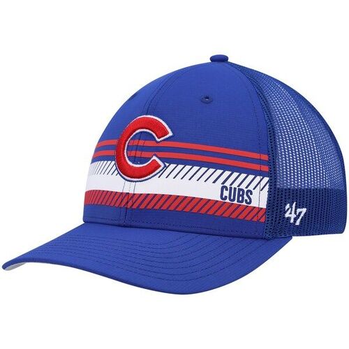 시카고 컵스 &#039;47 컴버랜드 트럭커 스냅백 모자 - 로얄 / 47 브랜드