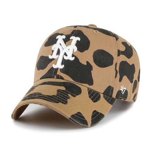 뉴욕 메츠 &#039;47 여성 로제트 정리 조절 모자 - 브라운 / 47 브랜드