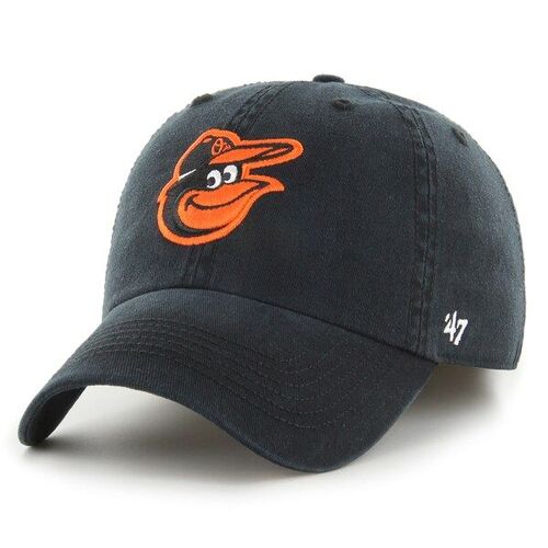 볼티모어 오리올스 &#039;47 프랜차이즈 로고 장착 모자 - 블랙 / 47 브랜드