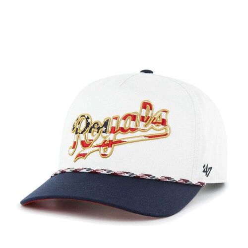 캔자스시티 로열스 &#039;47 플래그 스크립트 히치 조절식 모자 - 흰색 / 47 브랜드