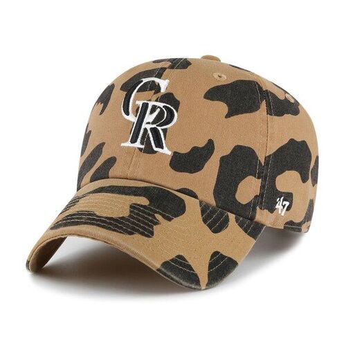 콜로라도 로키스 &#039;47 여성 로제트 정리 조절 모자 - 브라운 / 47 브랜드