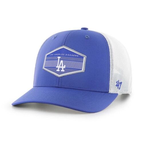 로스앤젤레스 다저스 &#039;47 버지스 트럭커 스냅백 모자 - 로얄/화이트 / 47 브랜드