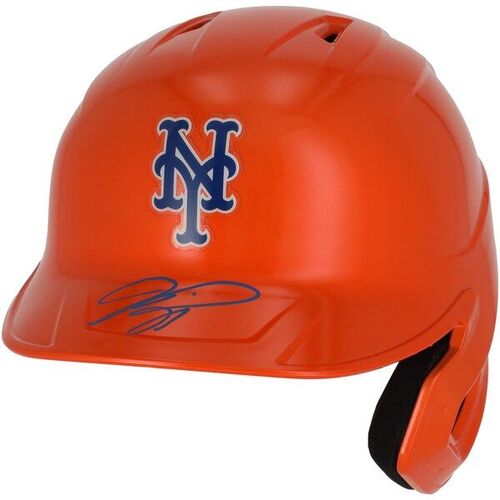 Mike Piazza New York Mets 사인 파나틱스 정품 크롬 롤링 마하 프로 레플리카 배팅 헬멧 / 파나틱스 어쎈틱