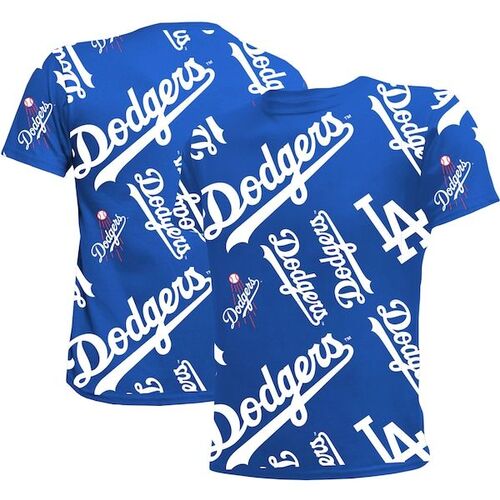 로스앤젤레스 다저스 스티치 유스 올오버 팀 티셔츠 - 로얄 / Stitches