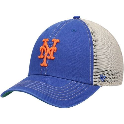 뉴욕 메츠 &#039;47 트롤러 청소 트럭커 스냅백 모자 - 로얄 / 47 브랜드