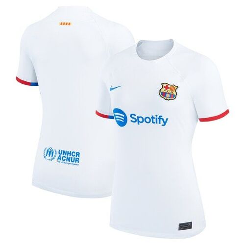 바르셀로나 나이키 여자 2023/24 원정 레플리카 유니폼 - 화이트 / Nike
